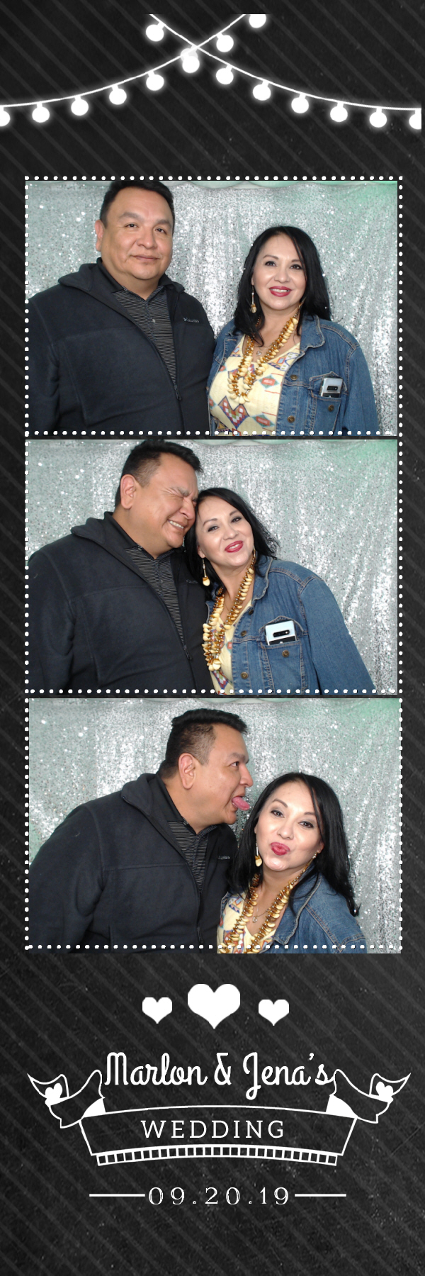 Jena and Marlon's Wedding | View more photos from the event at gallery.photoboothbillings.com/u/PhotoBoothBillings/Jena-and-Marlons-Wedding
